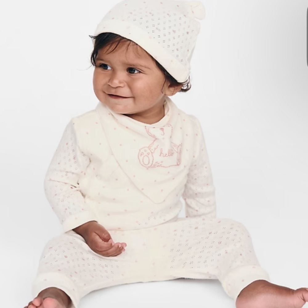 GAP Cream Kids Matching Set